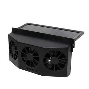 Car Cooling Fan - Solar & Battery Powered