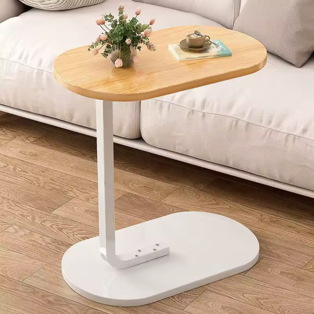 C-Shaped Sofa Side Table